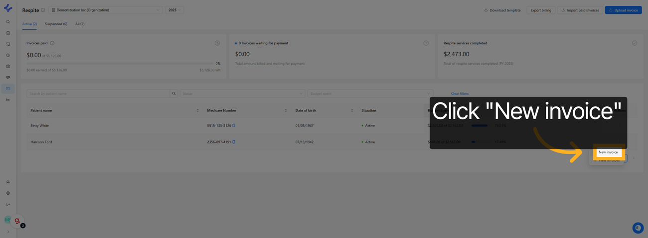 Log Respite Invoices Efficiently in Crosby Health | Crosbyhealth 1dn7h3ql5j