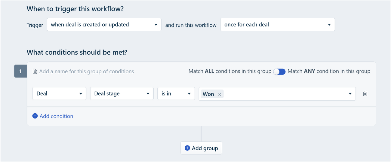Trigger campaigns through Freshsales in Mailmodo