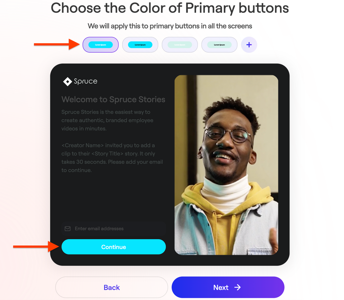 Recording Experience Customization (Premium Feature)