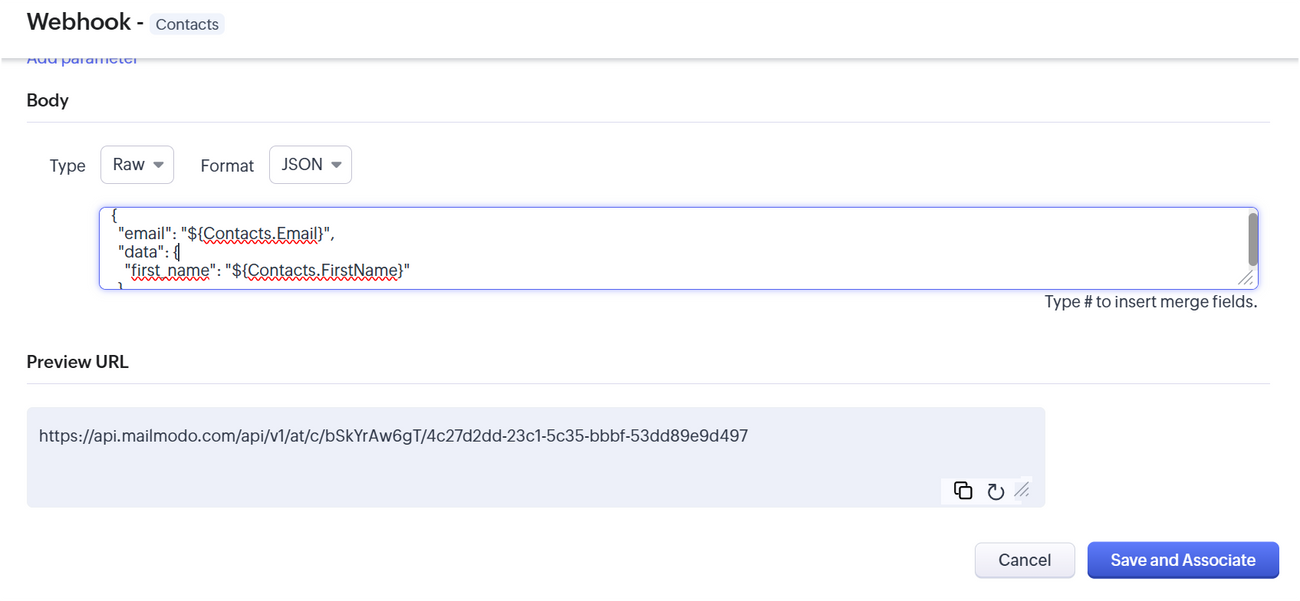 Trigger Campaigns through Zoho CRM in Mailmodo