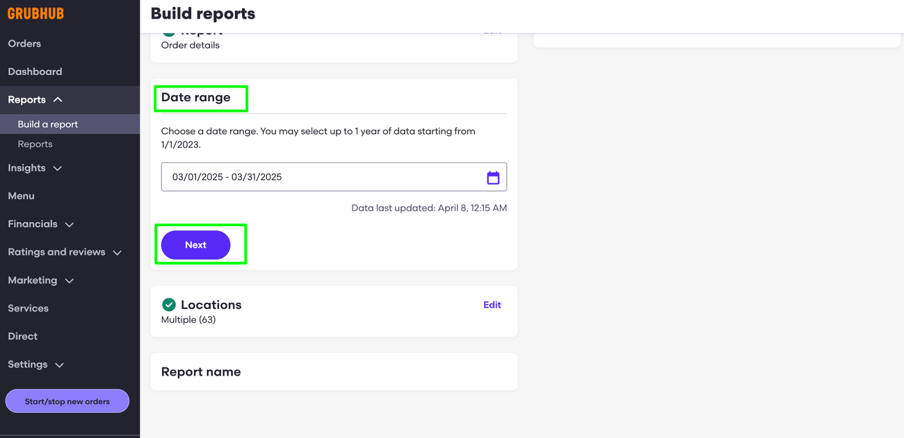 Creating Error Rate Reports on Platforms