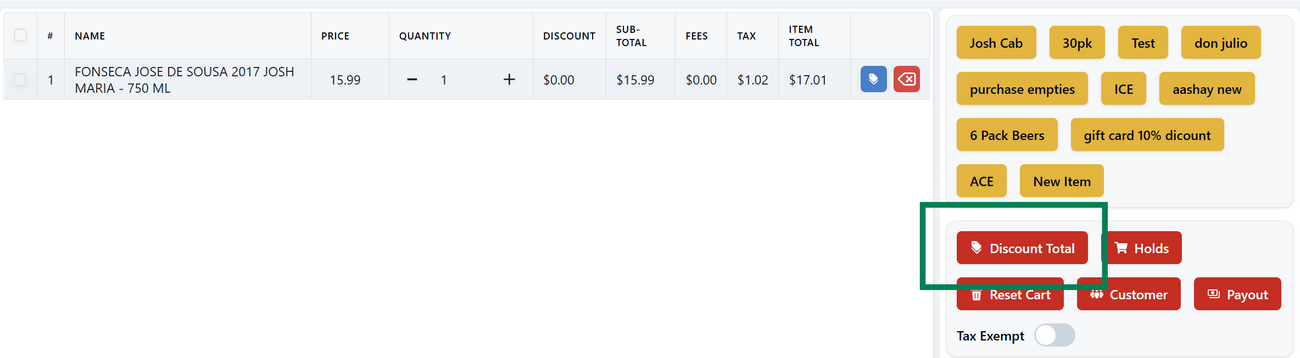 Manual Discount Rules