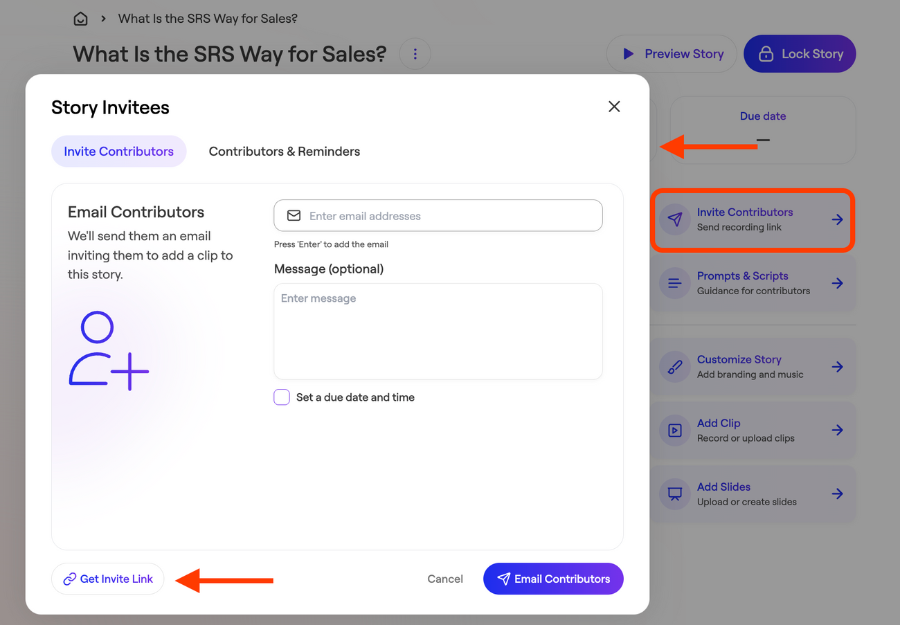How to Invite Contributors to Record