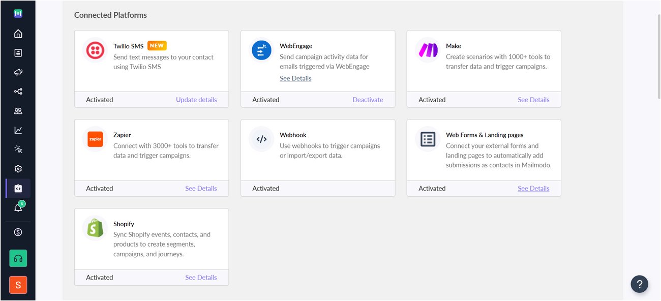 How to import contacts from Unbounce to Mailmodo