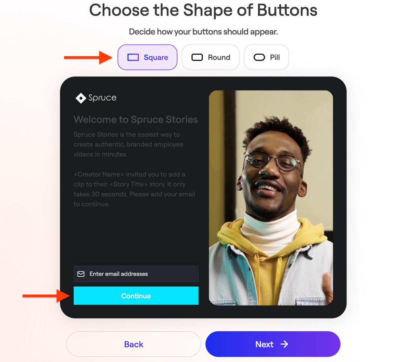 Recording Experience Customization (Premium Feature)
