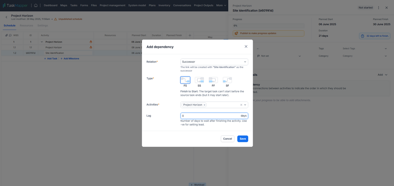 TaskMapper Project Management