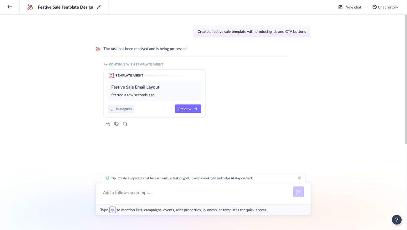 Creating an Email Template