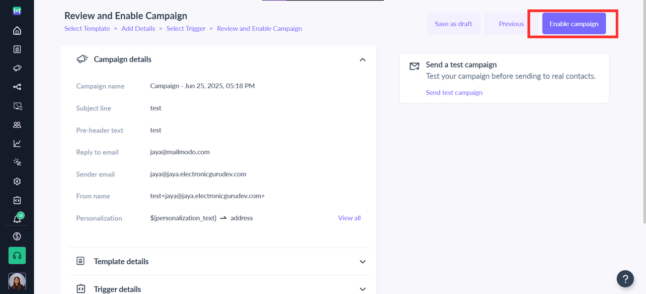 How to trigger emails through HubSpot in Mailmodo using Webhook
