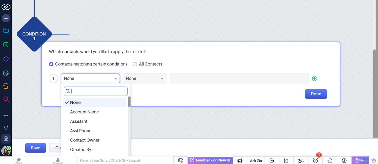 How to send data from Zoho CRM to Mailmodo as contacts