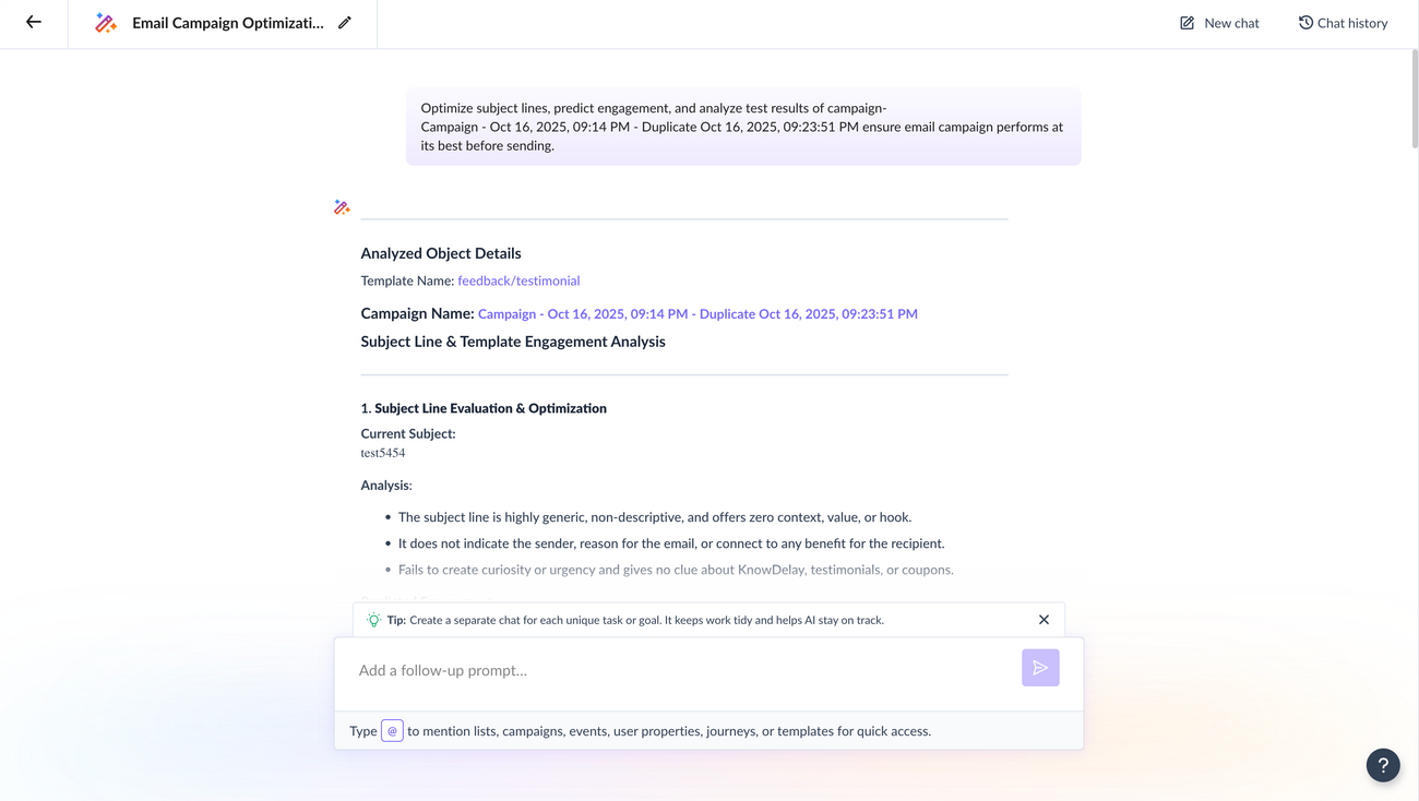 Setup and Send Bulk Campaign