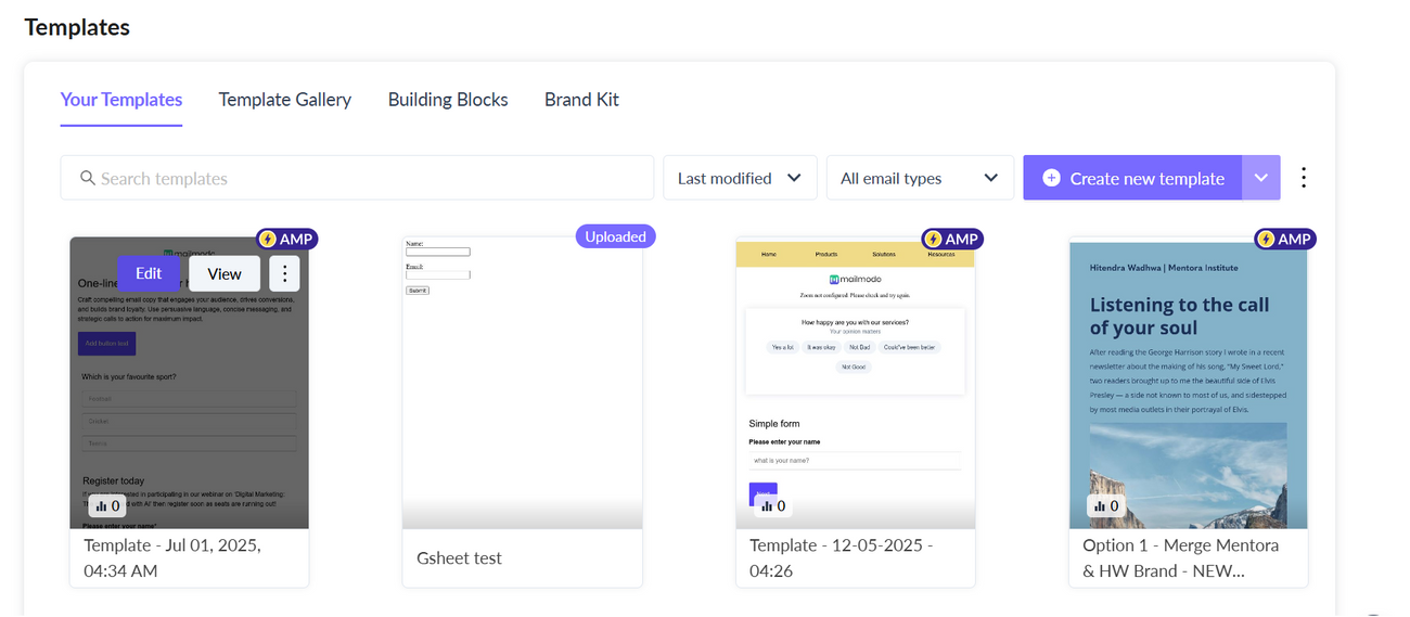 Integrating Google Sheets with Mailmodo to Export Template Submissions