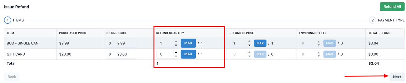 Refunds 