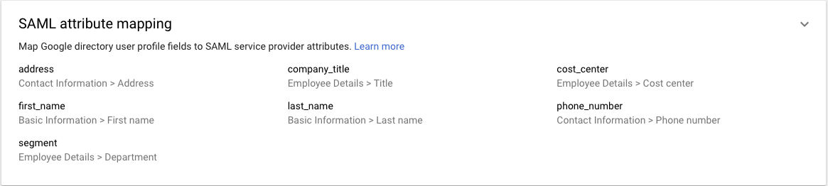 Google SSO