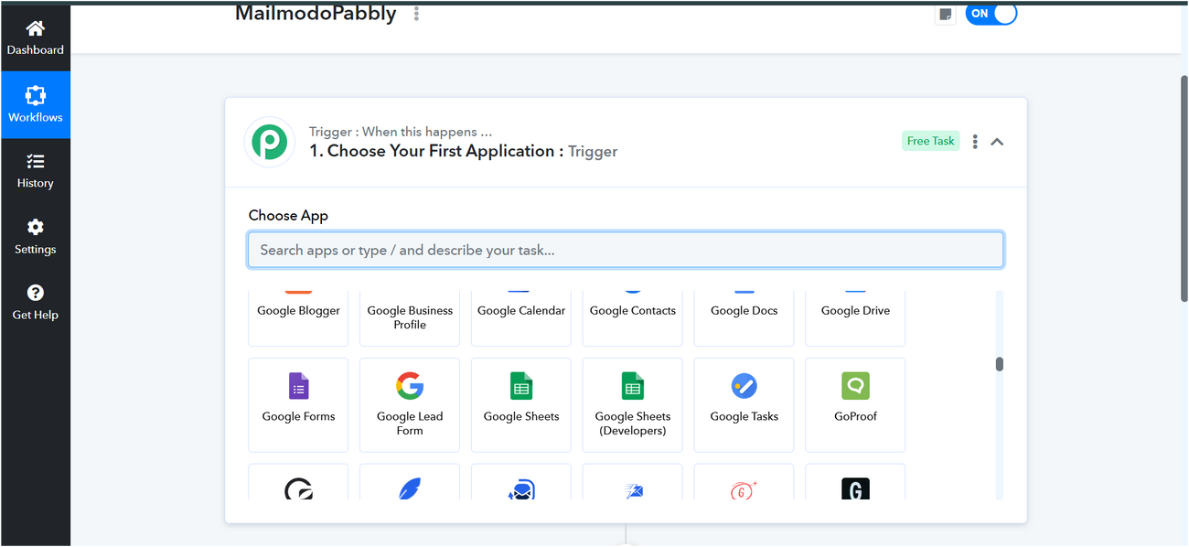 Pabbly Integration with Mailmodo