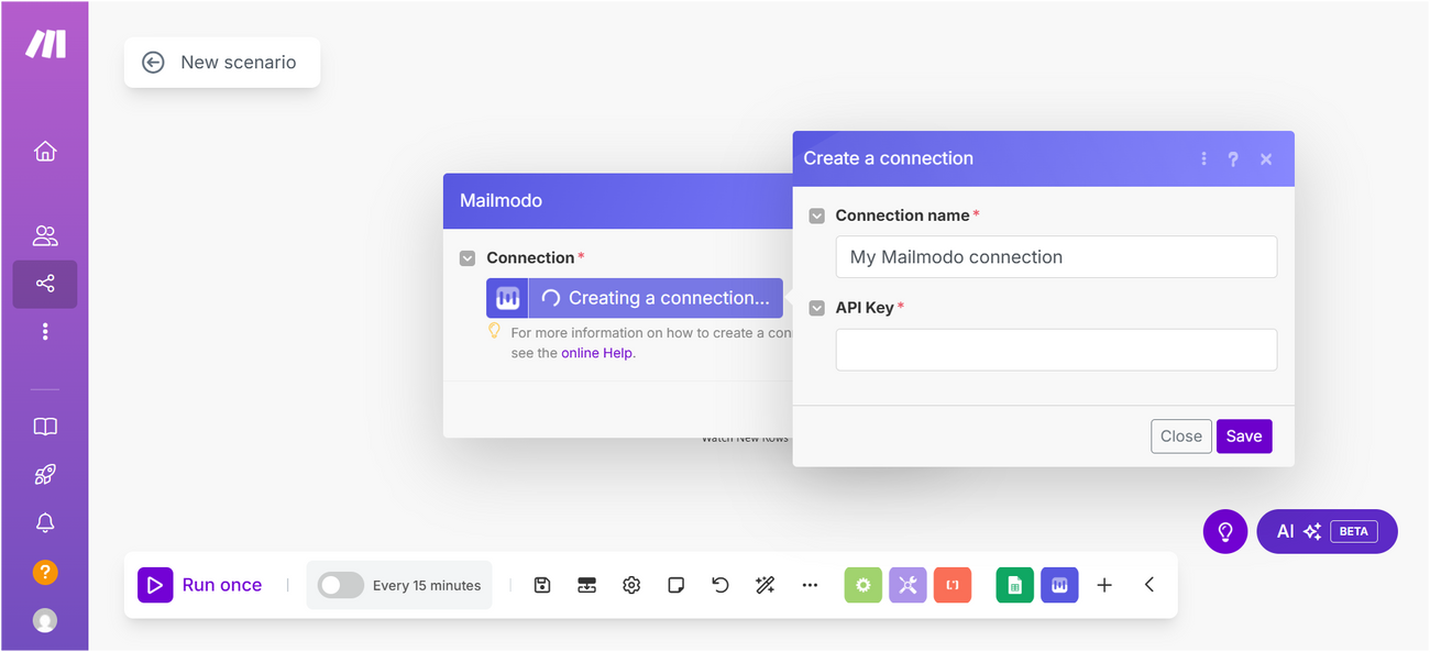 How to trigger campaigns in Mailmodo via Make?