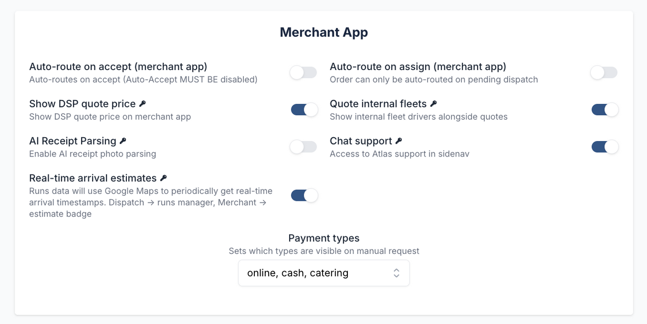 Merchant Settings Definitions & Profile Overview
