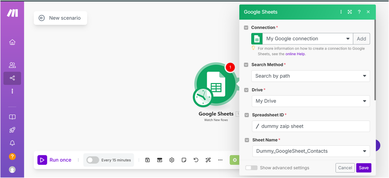 How to trigger campaigns in Mailmodo via Make?