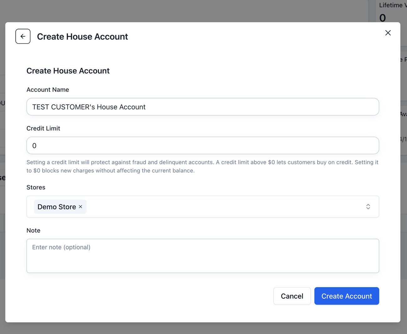 House Accounts