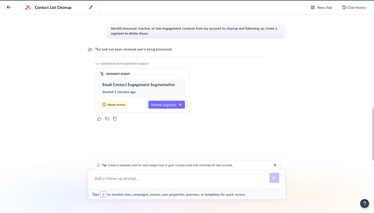 How to clean up bounced contacts from the contact list?