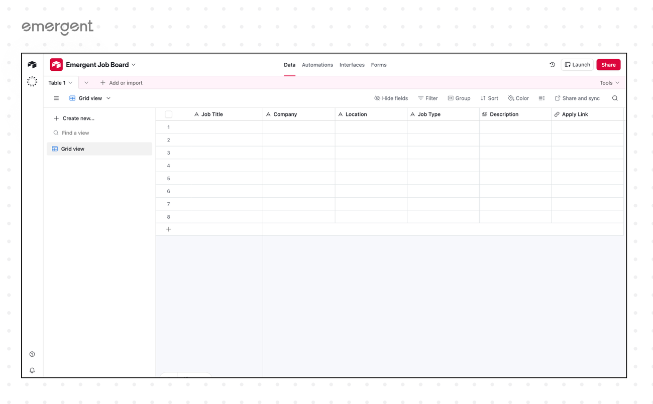Build a Job Board with Airtable as a Backend Database