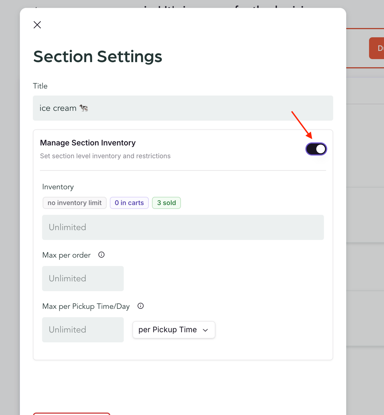 Understanding and managing inventory limits 