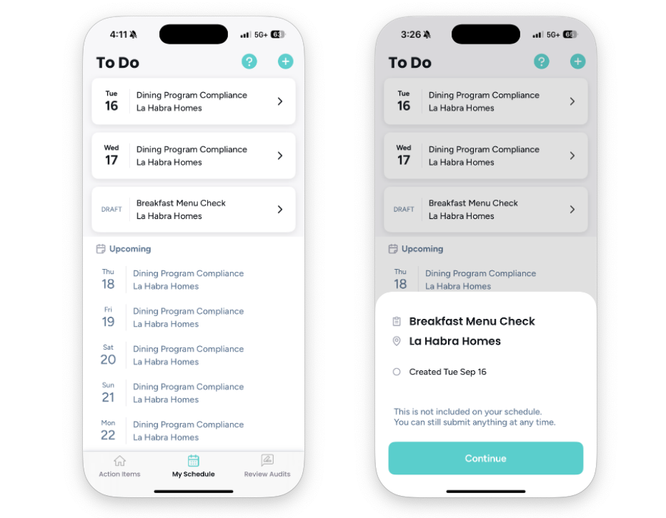 💾 Saving and Managing Audit Drafts
