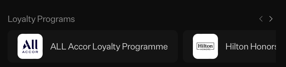 Can you connect your loyalty programs to Rove?