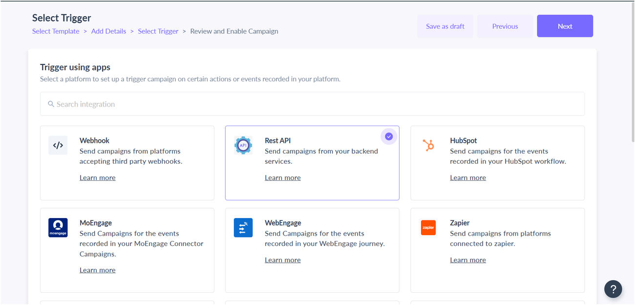 Trigger campaigns in Mailmodo via Pabbly