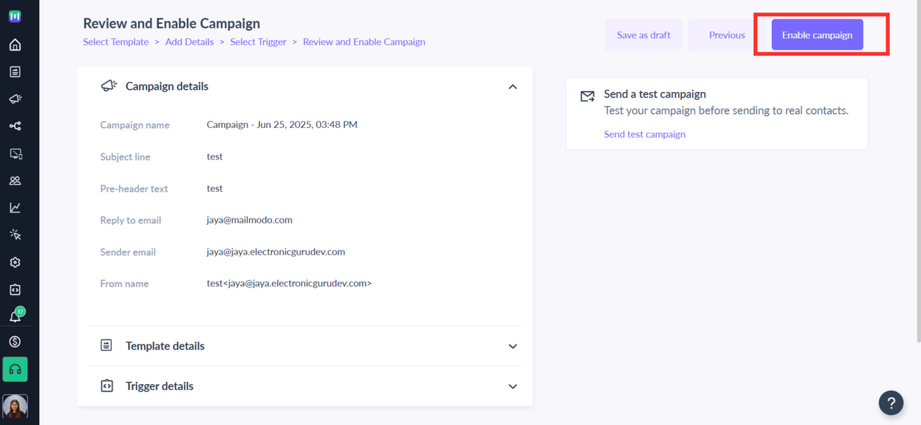 Trigger Campaign in Mailmodo using Marketo