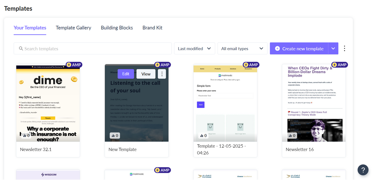 Trigger campaigns through Freshmarketer in Mailmodo