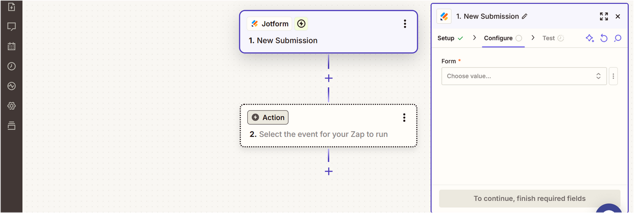 Trigger Campaigns through Jotform on Mailmodo