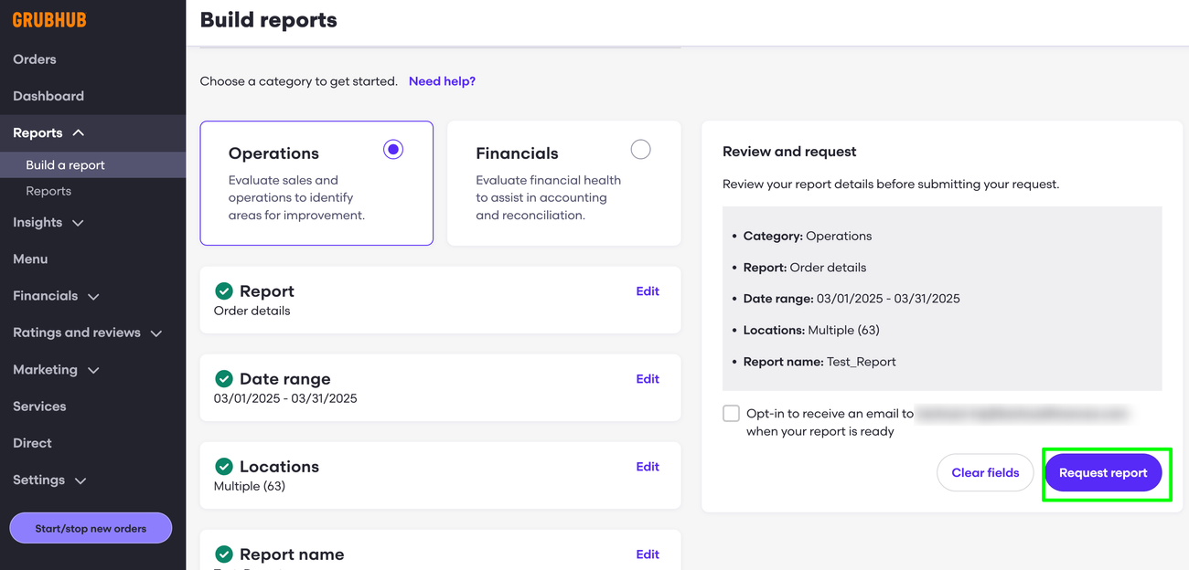Creating Error Rate Reports on Platforms