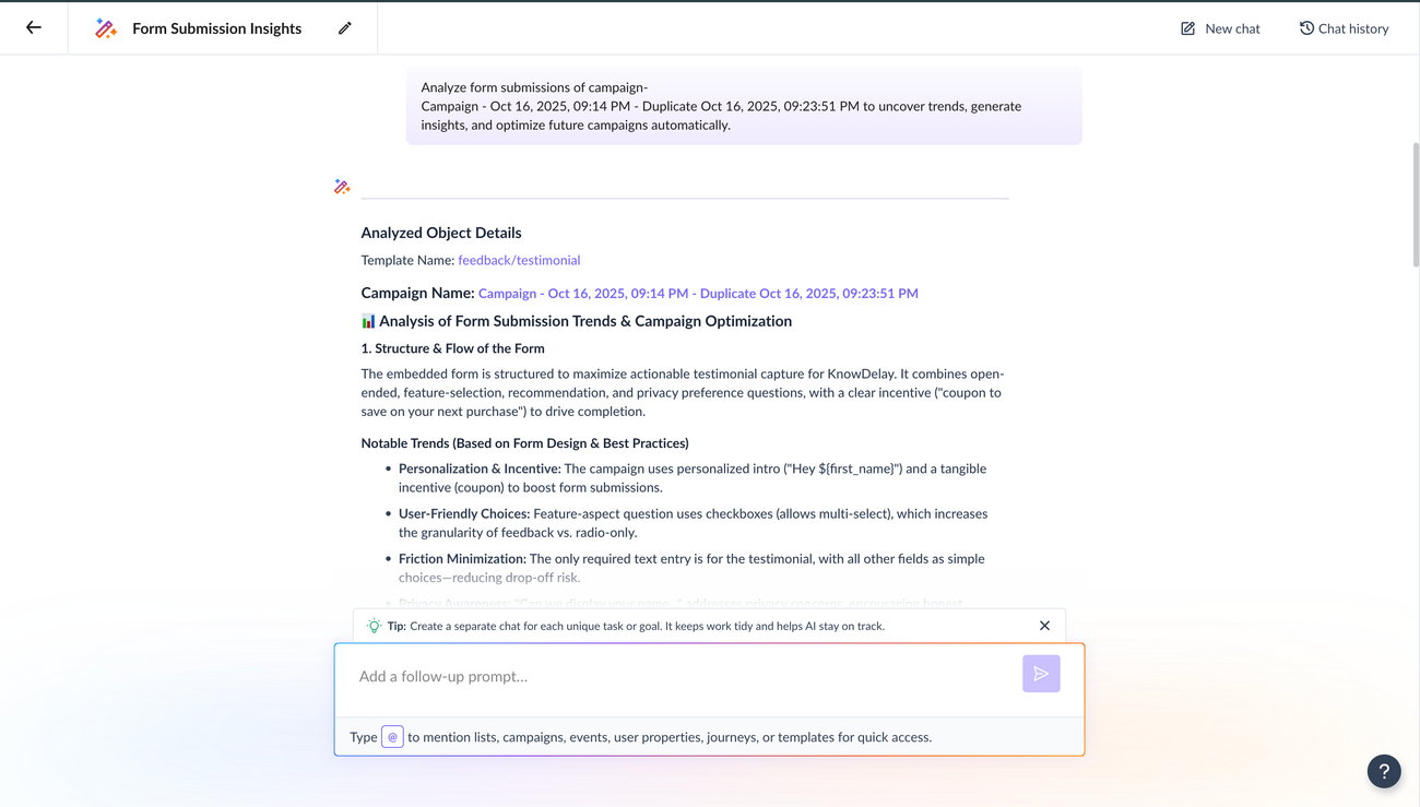 Check email form responses/submissions