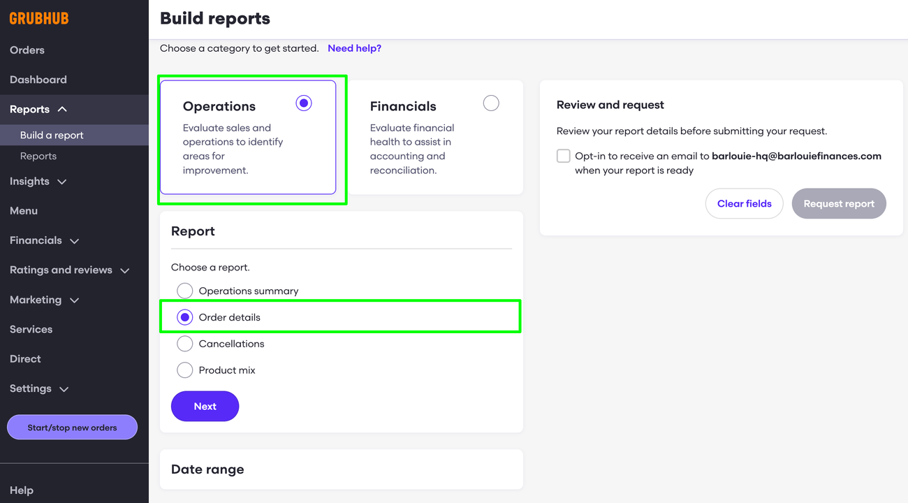 Creating Error Rate Reports on Platforms