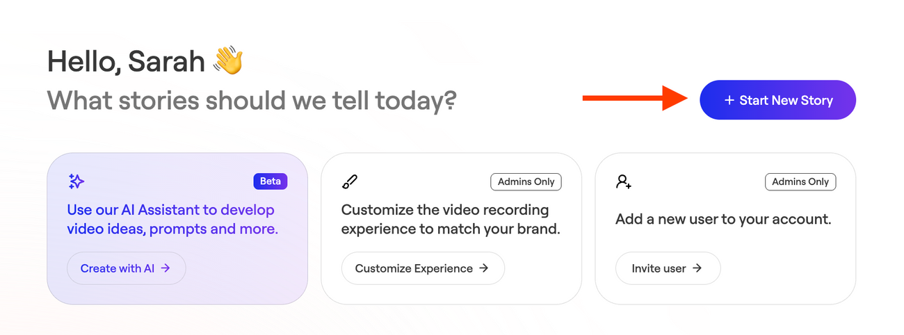 Set Up a Video Story in Spokn
