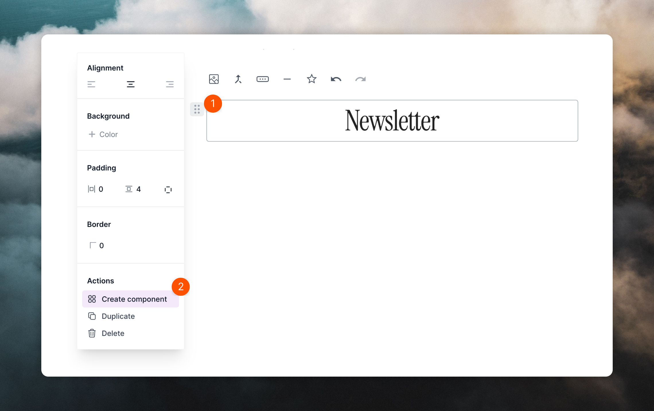 Create a component
